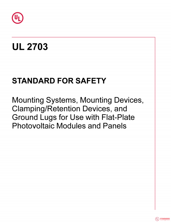 UL 2703 PDF UL 2703 PDF